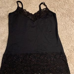 White House Black Market Lacy Tank Top